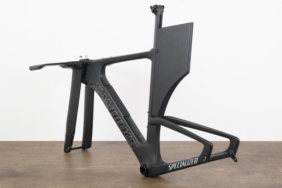 2020 51cm Specialized S-WORKS SHIV Carbon Disc TT Triathlon Frameset + Base Bar