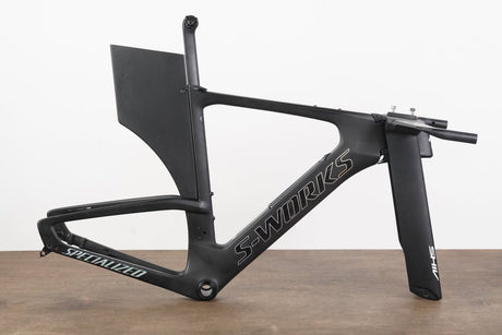 2020 51cm Specialized S-WORKS SHIV Carbon Disc TT Triathlon Frameset + Base Bar