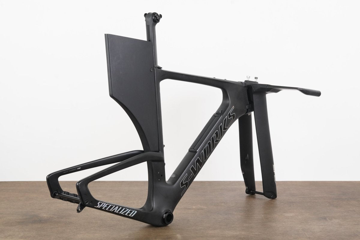 2020 51cm Specialized S-WORKS SHIV Carbon Disc TT Triathlon Frameset + Base Bar
