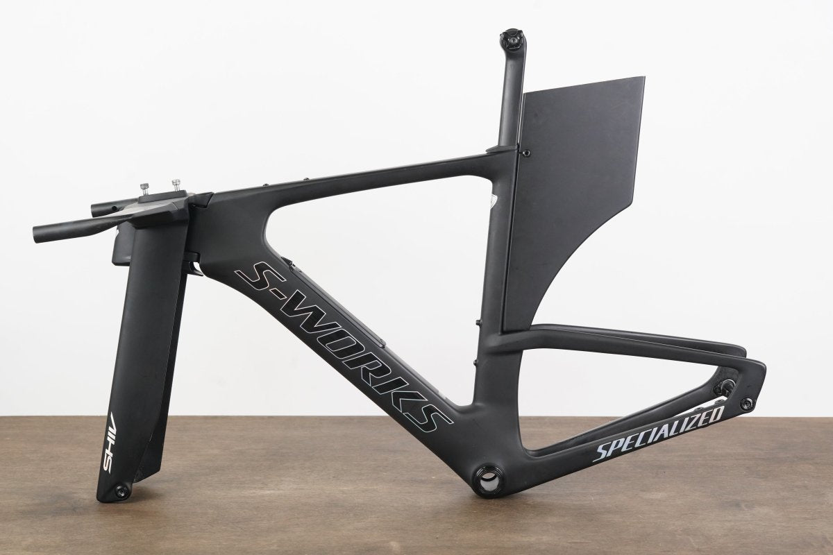 2020 51cm Specialized S-WORKS SHIV Carbon Disc TT Triathlon Frameset + Base Bar