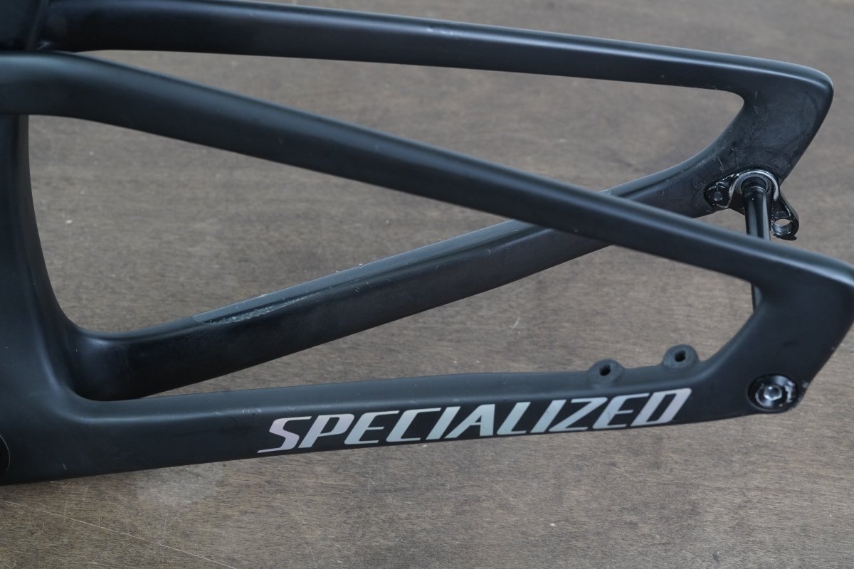 2020 51cm Specialized S-WORKS SHIV Carbon Disc TT Triathlon Frameset + Base Bar