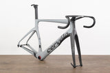 2021 56cm Cervelo S5 Carbon Aero Disc Brake Road Frameset + Cockpit