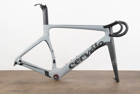 2021 56cm Cervelo S5 Carbon Aero Disc Brake Road Frameset + Cockpit
