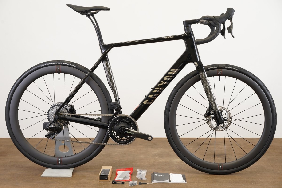2024 L (Large) Canyon Endurace CFR Flash SRAM Force AXS Reserve Carbon Disc Bike