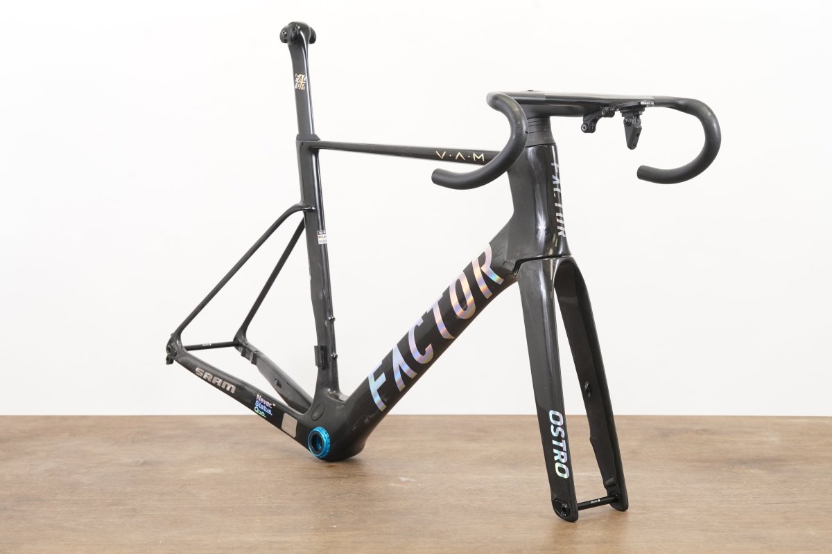 2025 56cm Factor Ostro VAM V2 2.0 Carbon Disc Brake Road Frameset + Cockpit