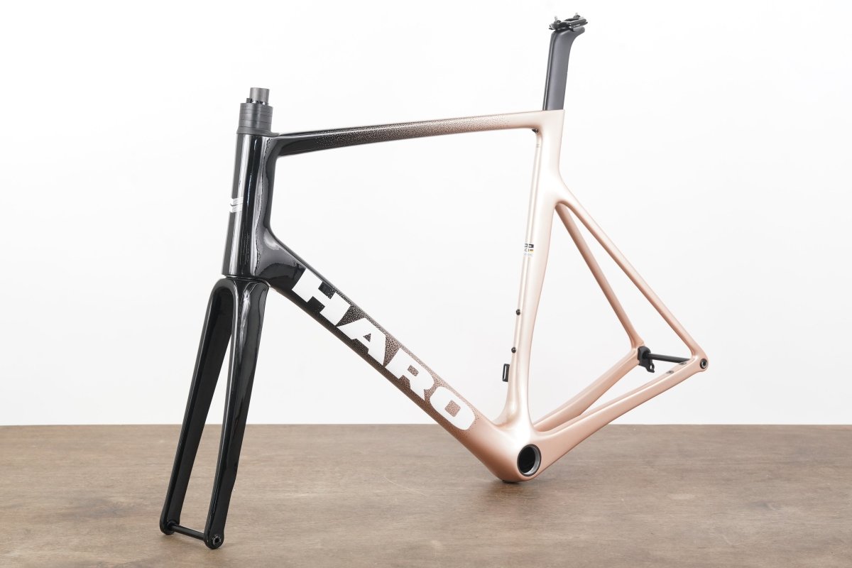2025 61cm Haro Rivette Top Shelf Carbon Aero Disc Brake Road Frameset