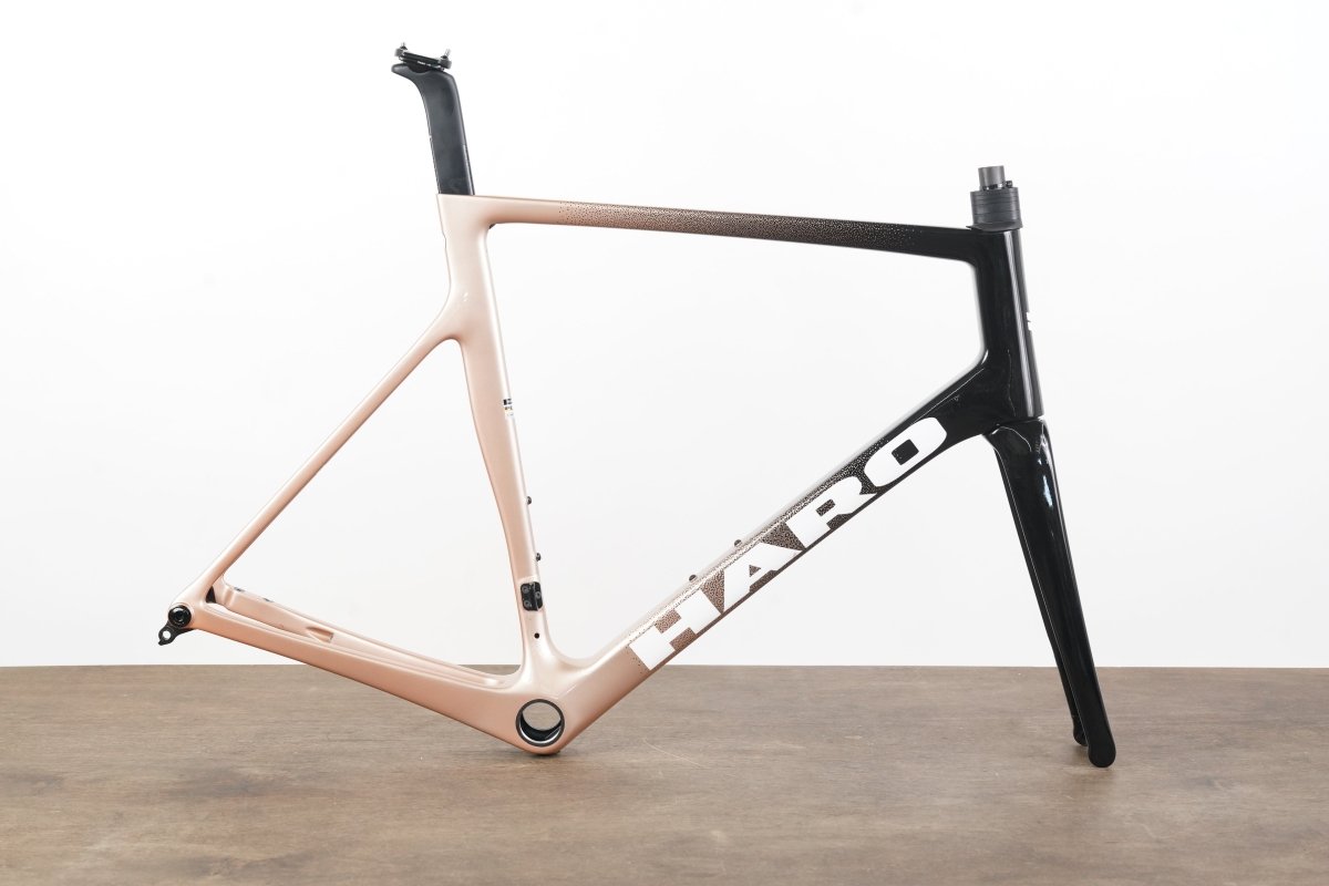 2025 61cm Haro Rivette Top Shelf Carbon Aero Disc Brake Road Frameset