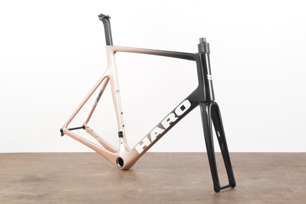 2025 61cm Haro Rivette Top Shelf Carbon Aero Disc Brake Road Frameset
