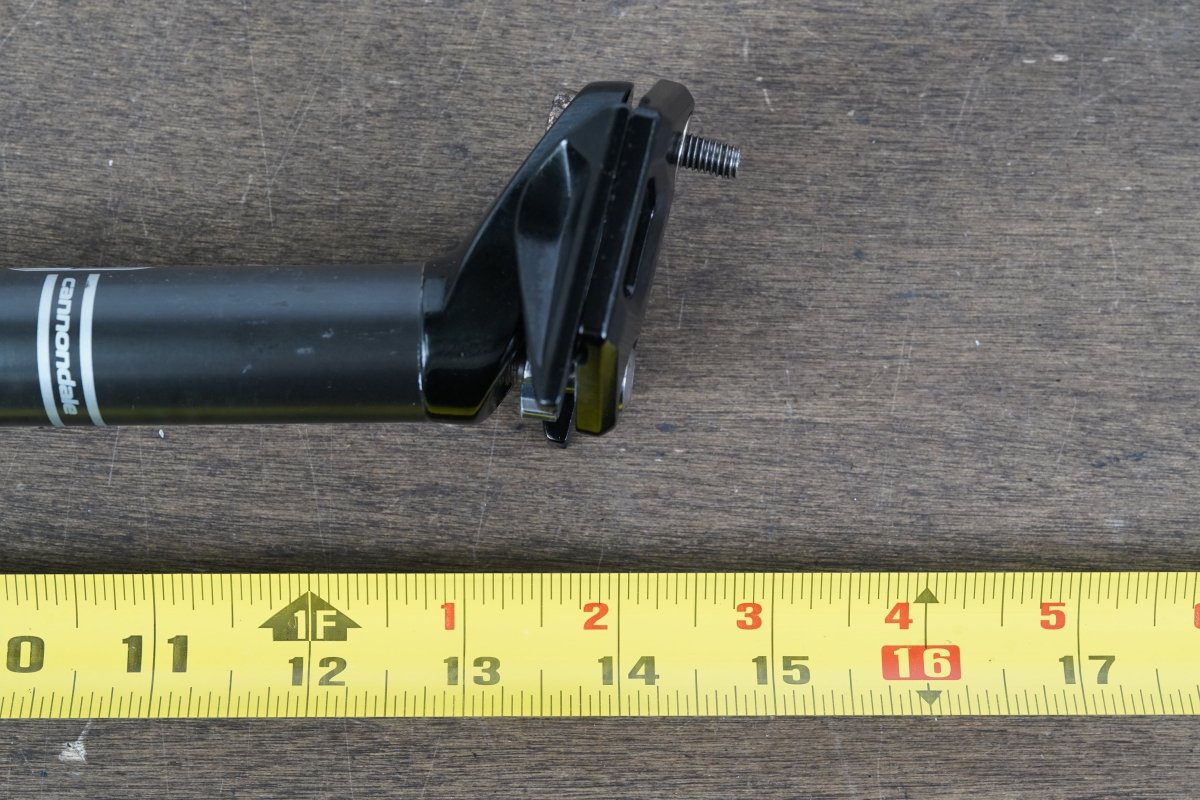 25.4mm Cannondale C2 Carbon Alloy 15mm Setback Road Seatpost 233g