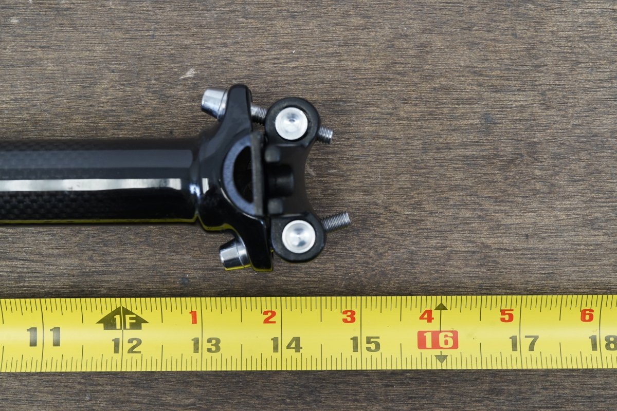 27.2mm Carbon 0 Setback Road Seatpost 225g