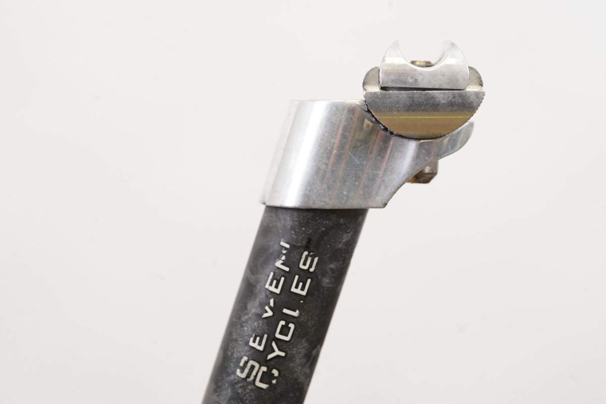 27.2mm Seven Cycles Carbon Alloy Setback Road Seatpost