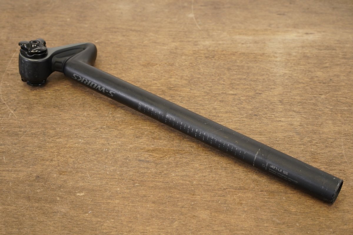 27.2mm Specialized S-WORKS CG-R Carbon Setback Road Seatpost CGR