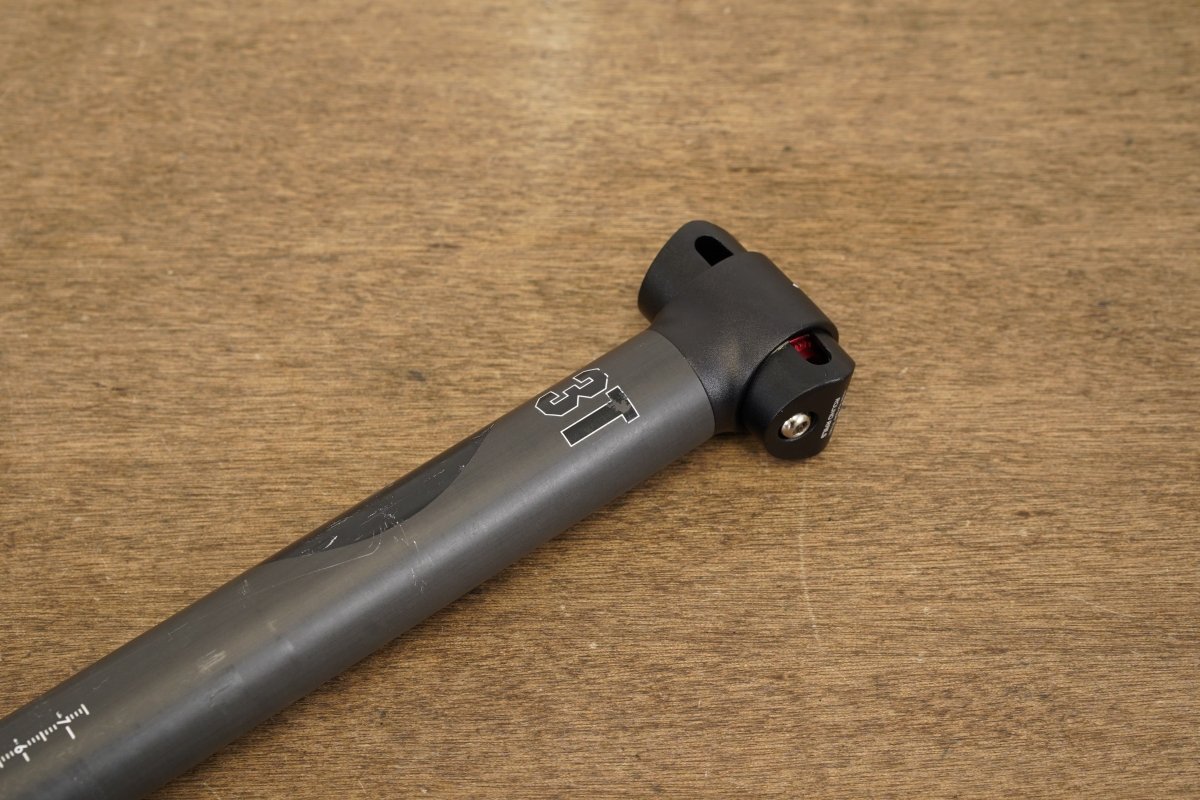 31.6mm 3T Ionic 0 Team Carbon Alloy 0 Setback Road Seatpost