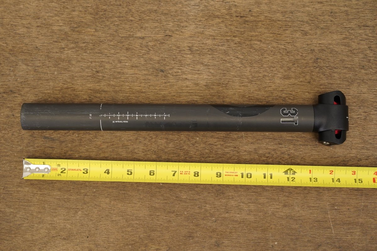 31.6mm 3T Ionic 0 Team Carbon Alloy 0 Setback Road Seatpost