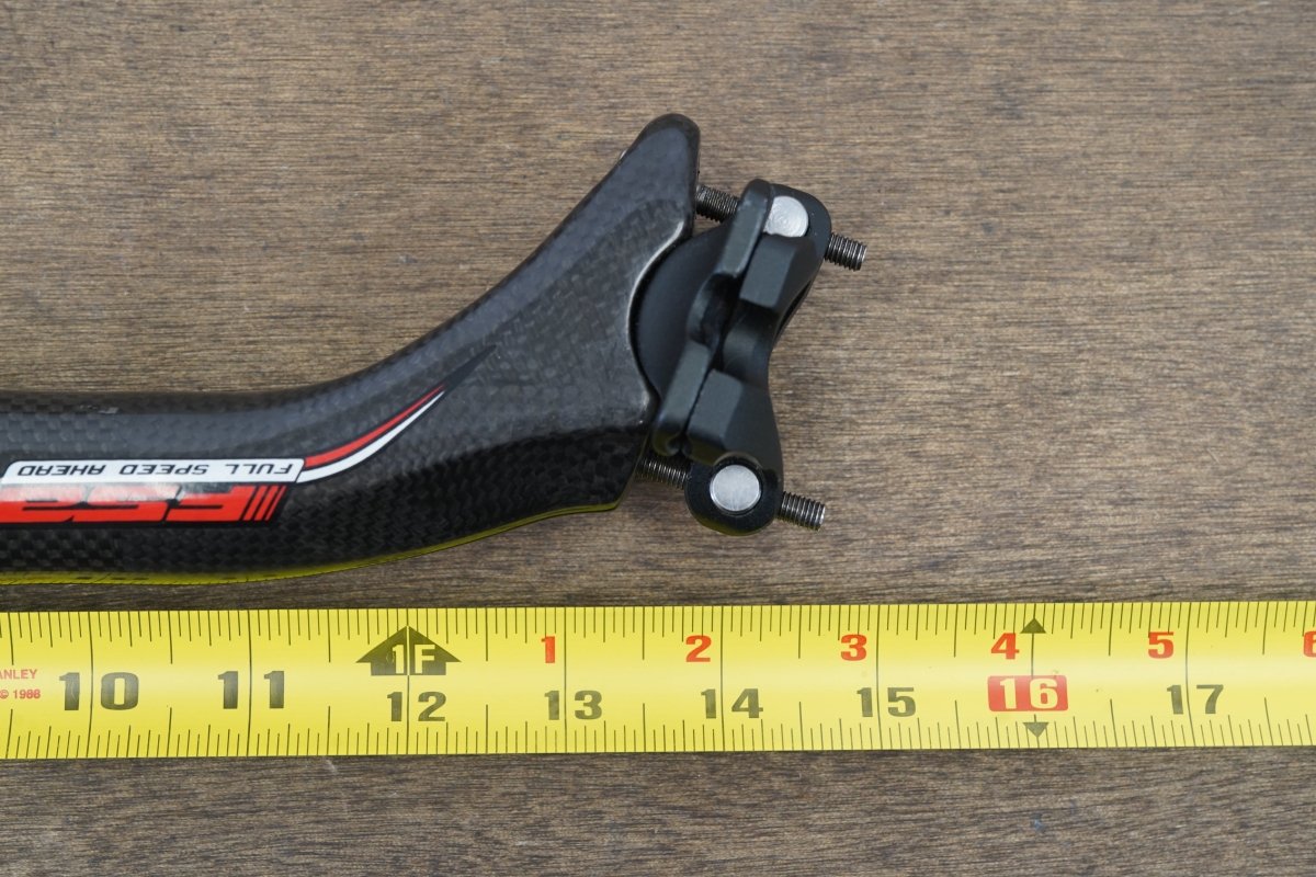 31.6mm FSA K-Force Light Carbon Setback Road Seatpost 257g