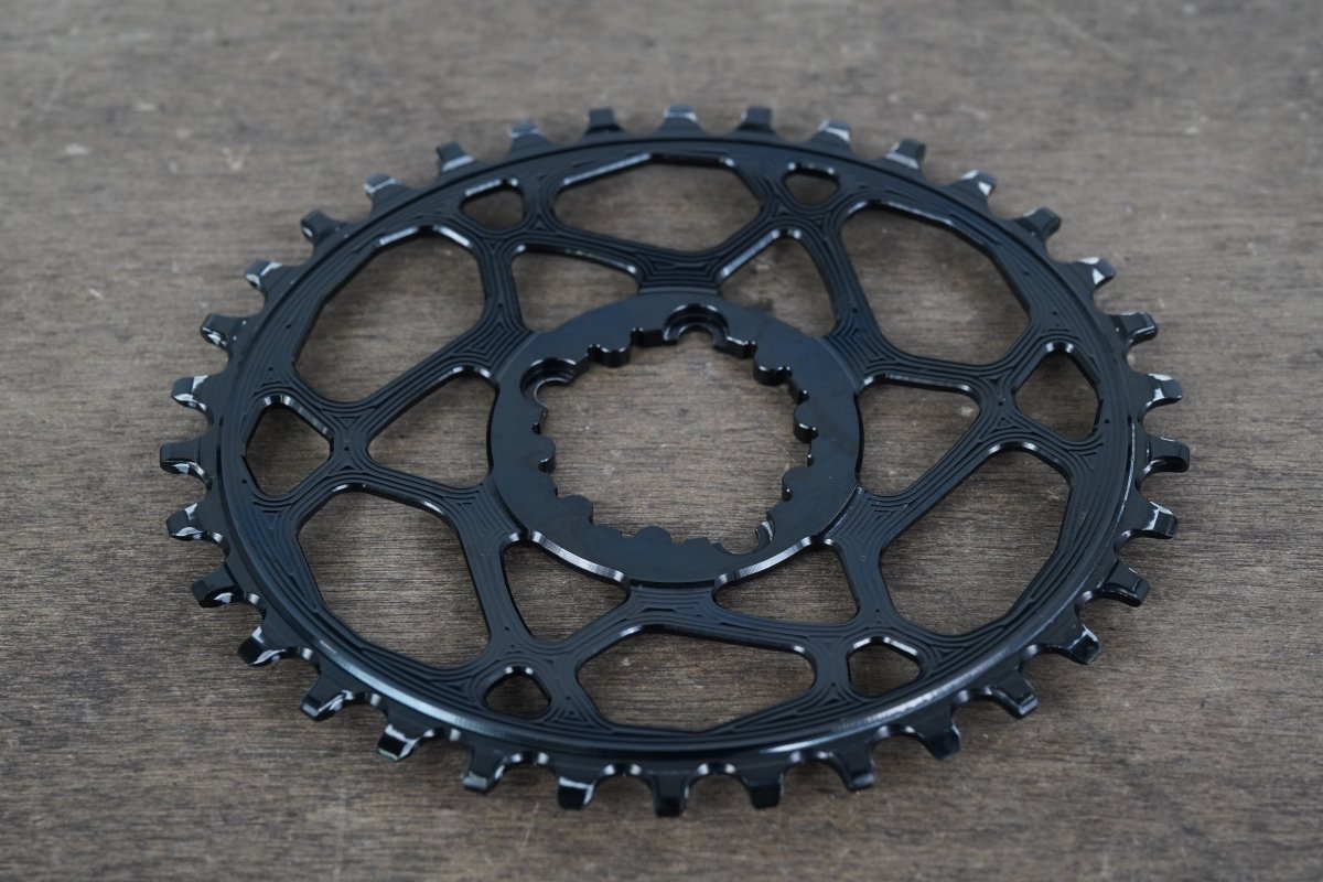 34T absoluteBLACK SRAM 3 Bolt 1x Oval 11 Speed Narrow Wide Gravel CX Chainring