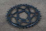 34T absoluteBLACK SRAM 3 Bolt 1x Oval 11 Speed Narrow Wide Gravel CX Chainring