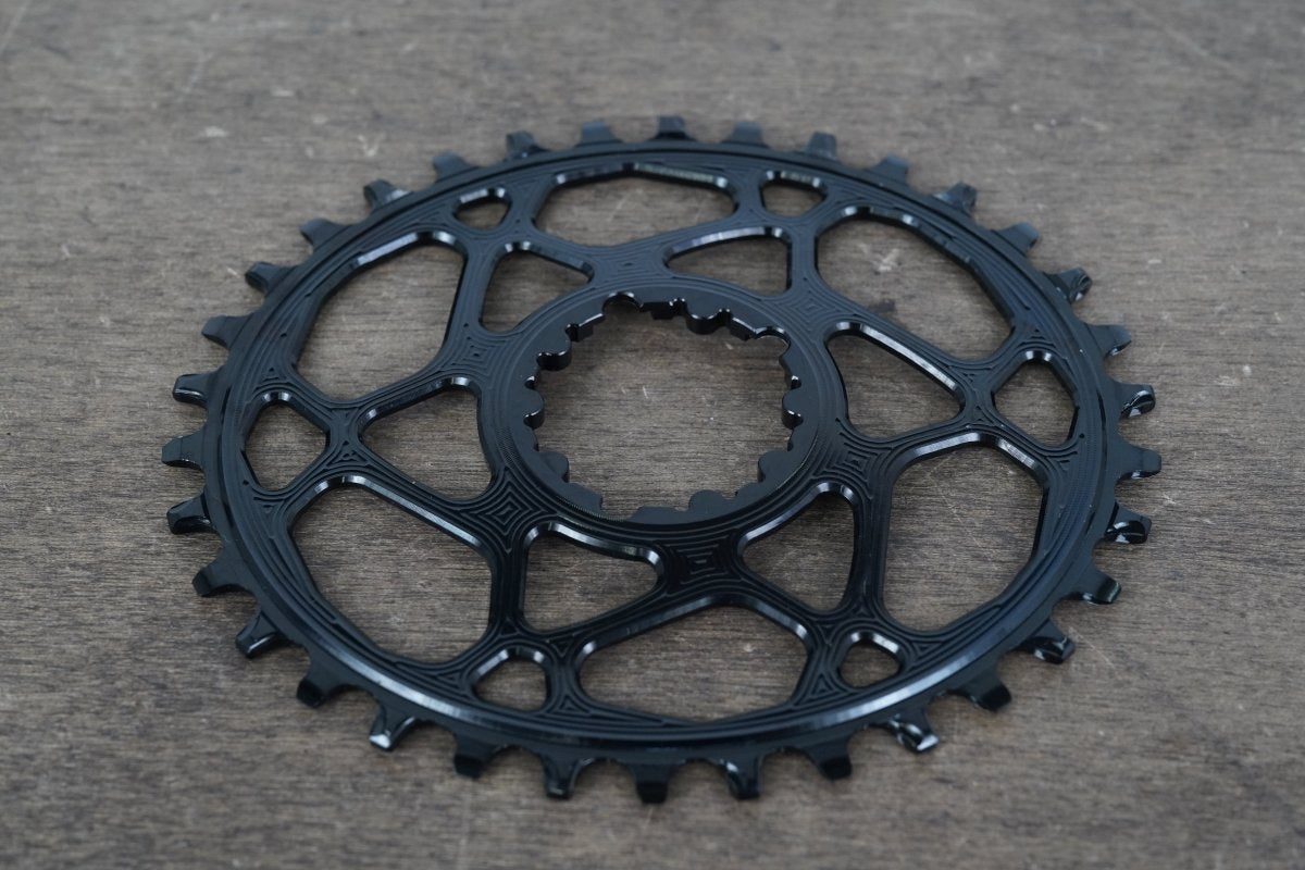 34T absoluteBLACK SRAM 3 Bolt 1x Oval 11 Speed Narrow Wide Gravel CX Chainring