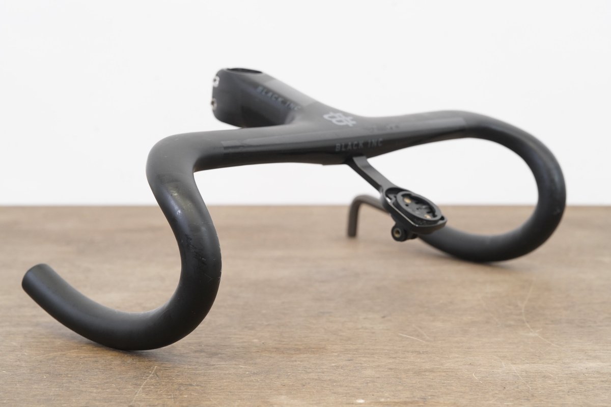 38cm 110mm -6 Degree Black Inc. Carbon Barstem Handlebar + Mount 1 1/8"