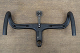 38cm 110mm -6 Degree Black Inc. Carbon Barstem Handlebar + Mount 1 1/8"