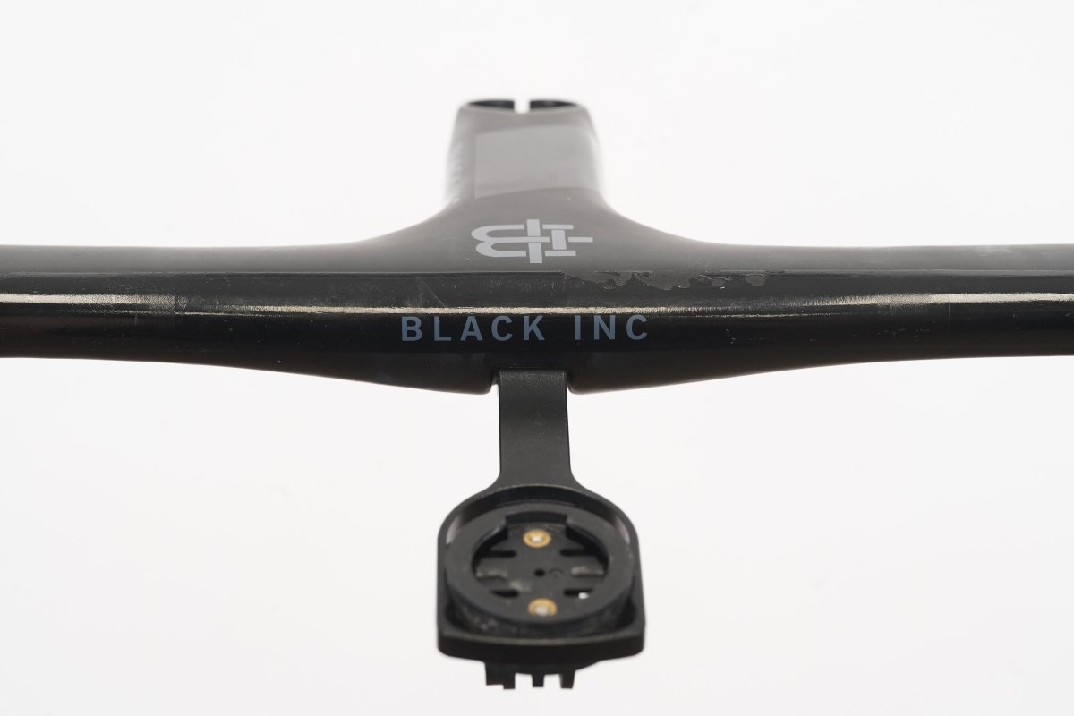 38cm 110mm -6 Degree Black Inc. Carbon Barstem Handlebar + Mount 1 1/8"