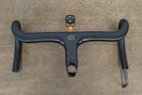 38cm 110mm -6 Degree Black Inc. Carbon Barstem Handlebar + Mount 1 1/8"