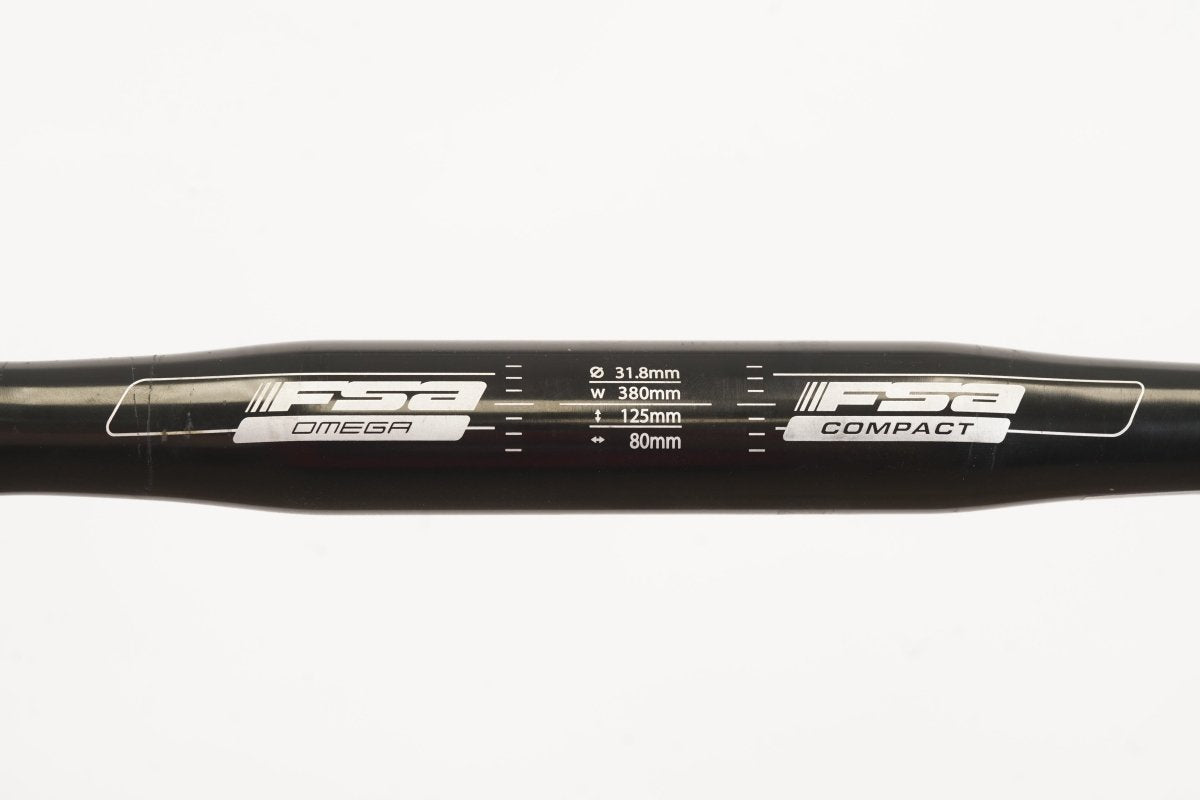 38cm FSA Omega Alloy Compact Road Handlebar 31.8mm