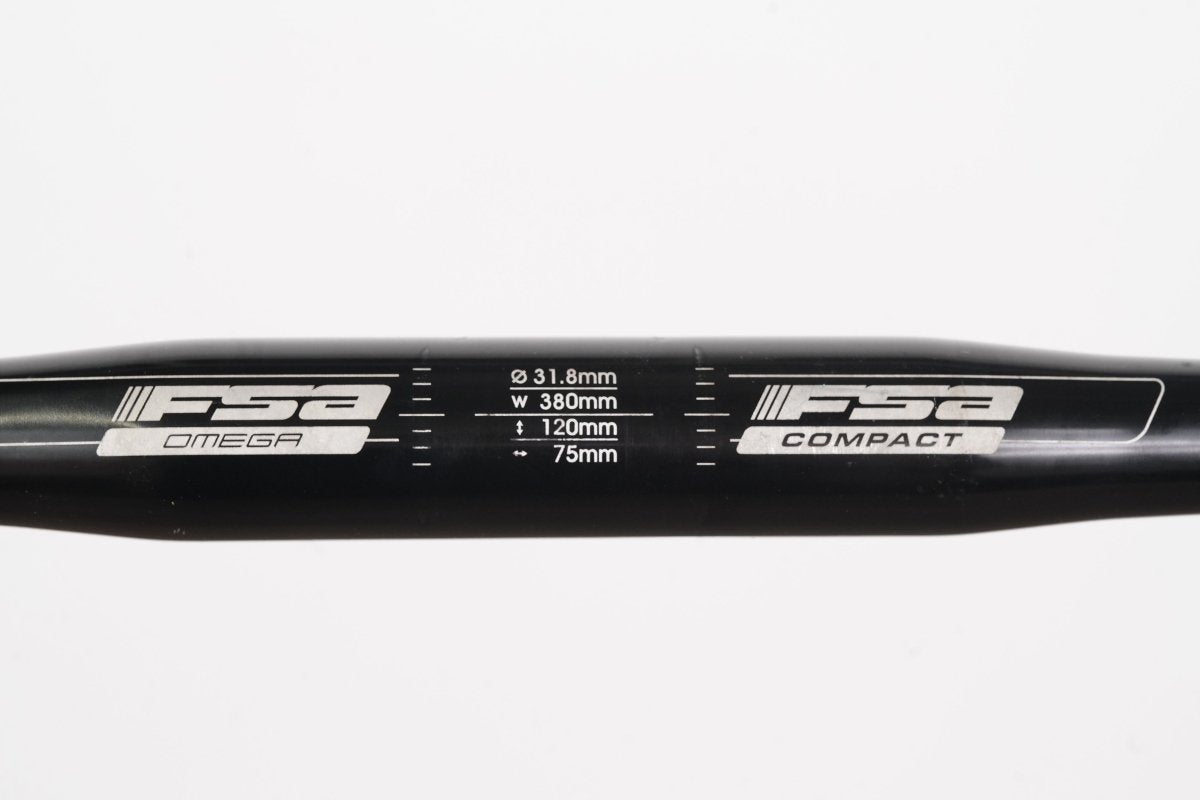 38cm FSA Omega Alloy Compact Road Handlebar 31.8mm