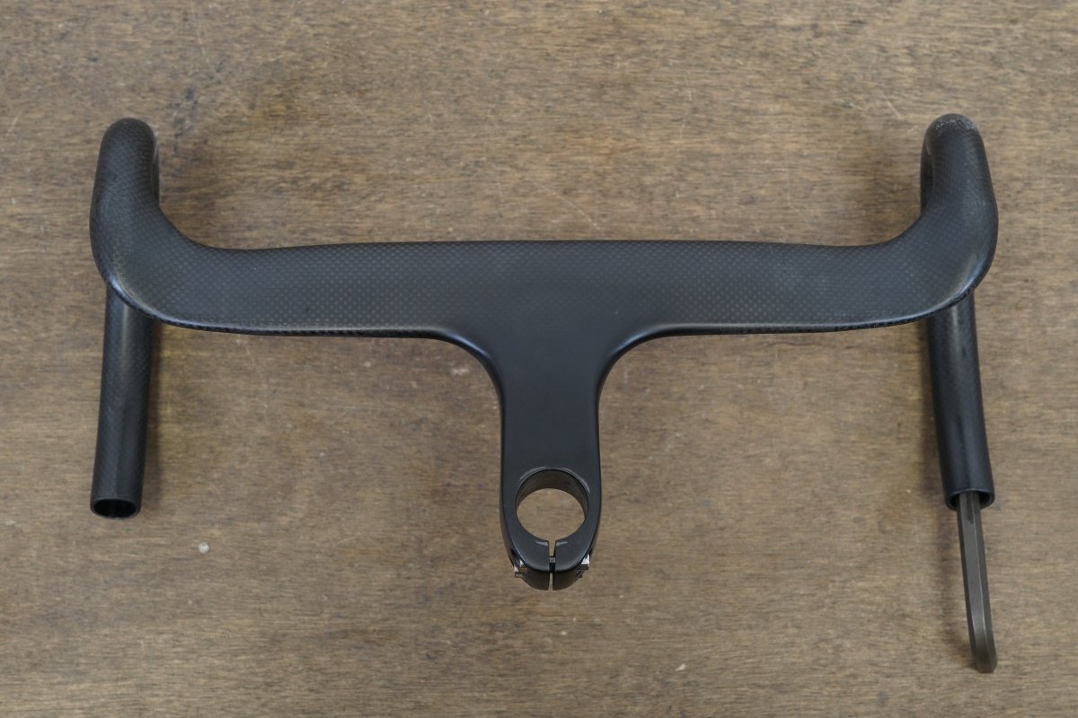 38cm Generic 100mm -6 Degree Integrated Carbon Barstem Handlebar 1 1/8"