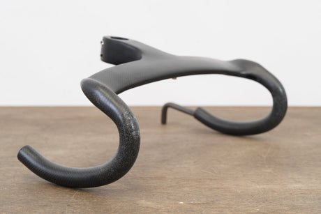 38cm Generic 100mm -6 Degree Integrated Carbon Barstem Handlebar 1 1/8"