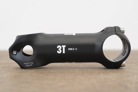 3T ARX II 100mm ±6 Degree Alloy Road Stem 137g 1 1/8" 31.8mm