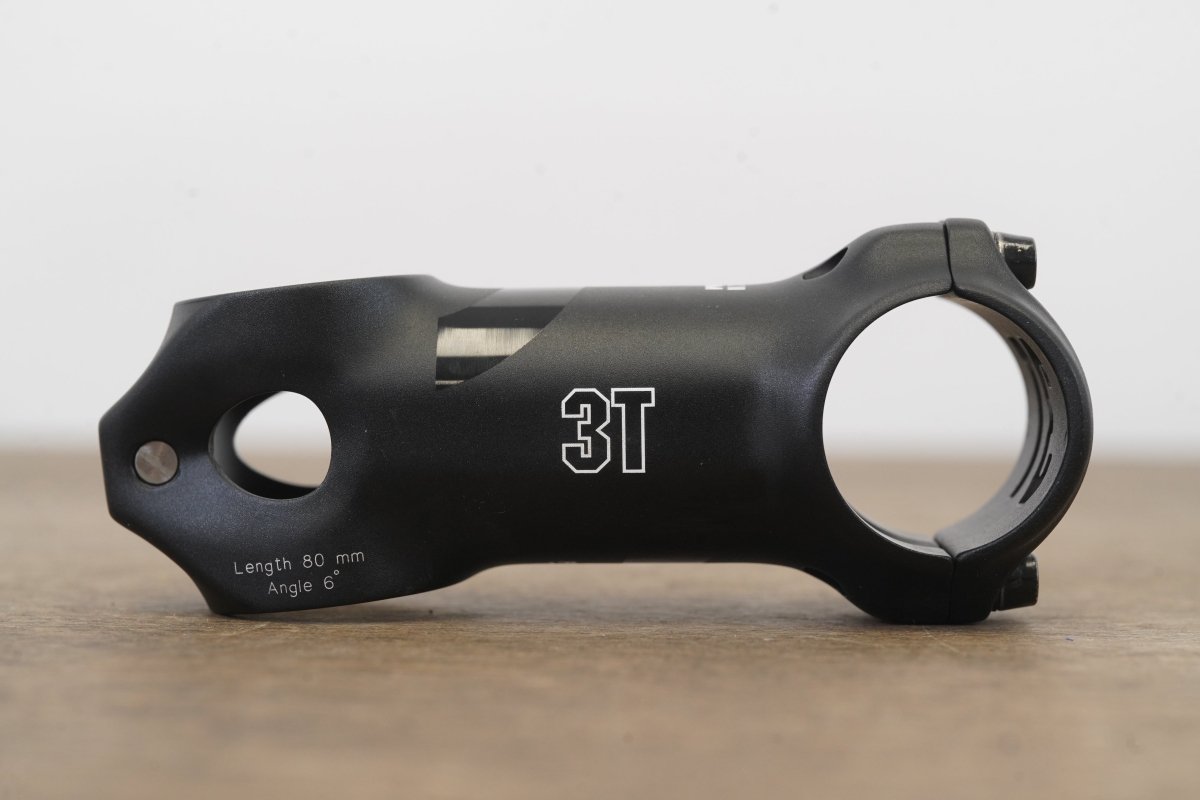 3T ARX II Team 80mm ±6 Degree Alloy Road Stem 121g 1 1/8" 31.8mm