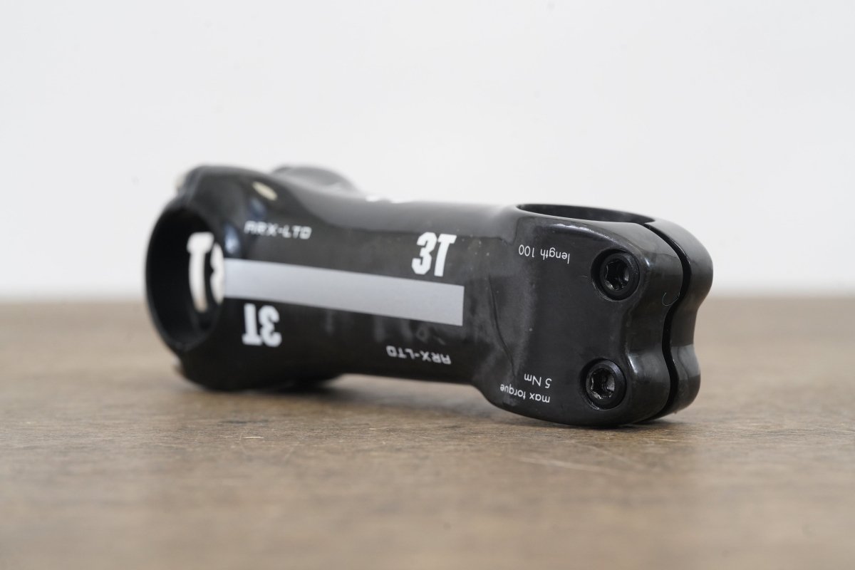 3T ARX LTD 100mm ±6 Degree Carbon Road Stem 116g 1 1/8" 31.8mm