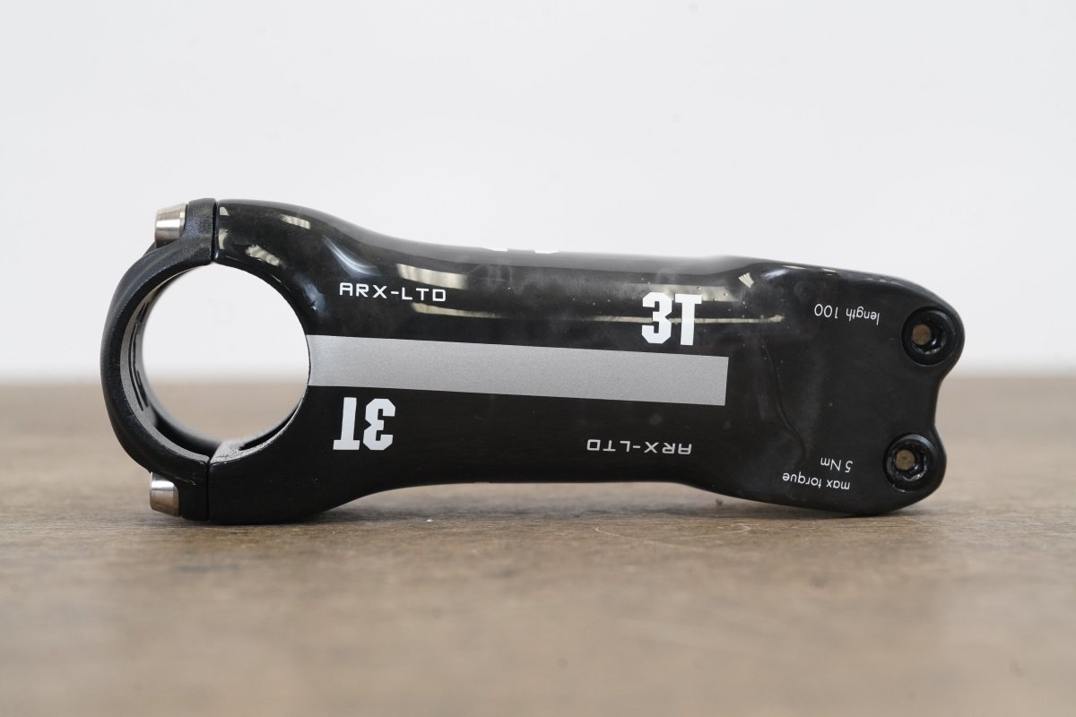 3T ARX LTD 100mm ±6 Degree Carbon Road Stem 116g 1 1/8" 31.8mm
