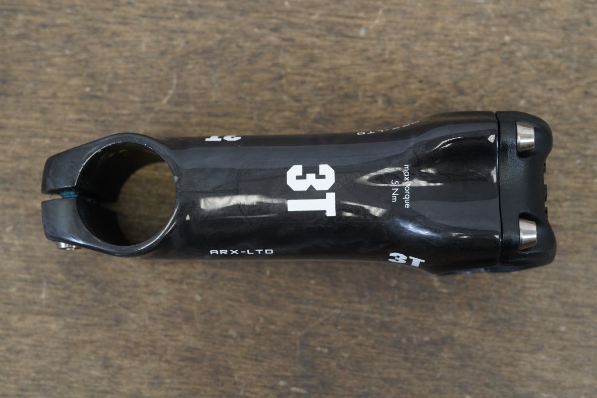3T ARX LTD 100mm ±6 Degree Carbon Road Stem 116g 1 1/8" 31.8mm