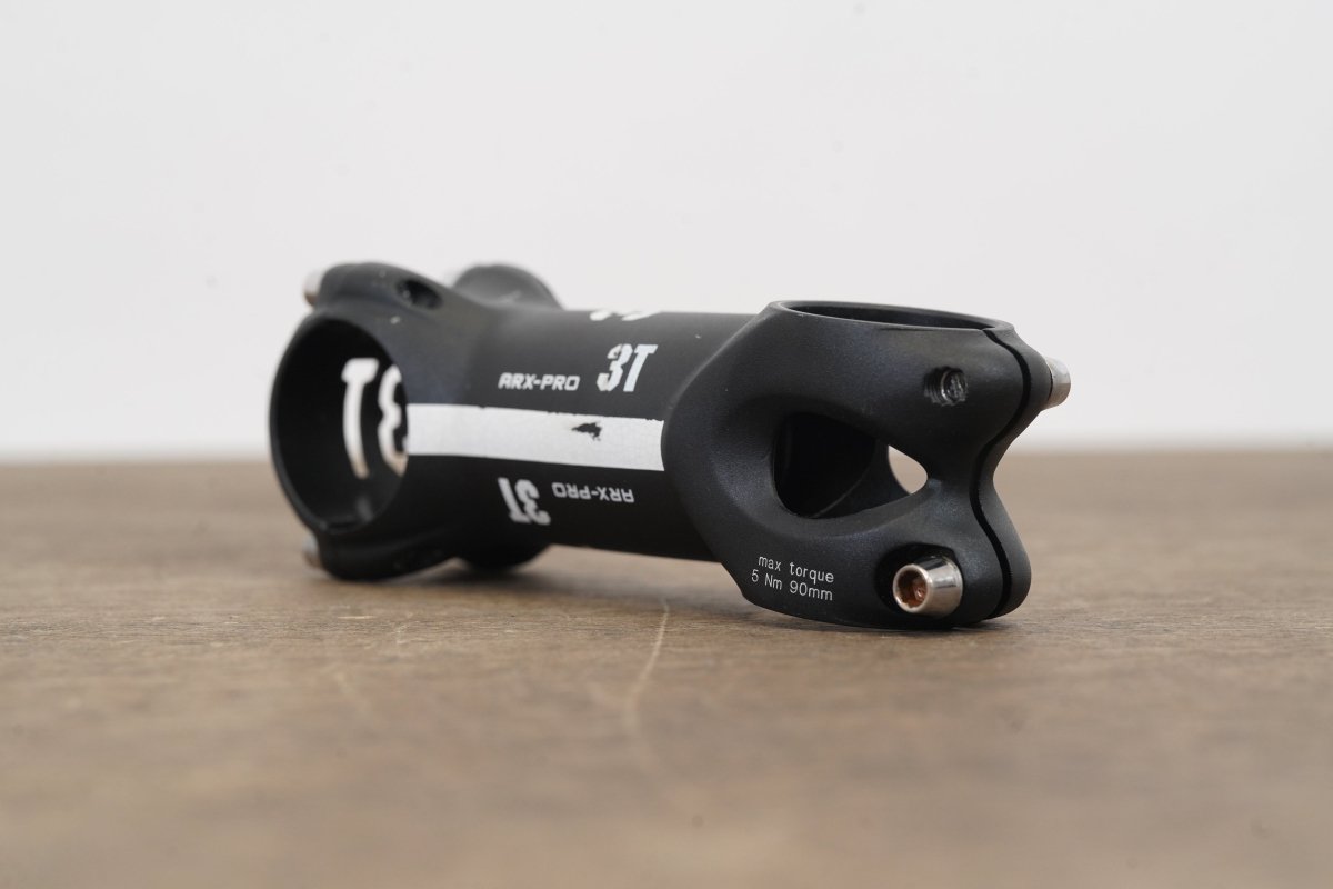 3T ARX Pro 90mm ±6 Degree Alloy Road Stem 129g 1 1/8" 31.8mm