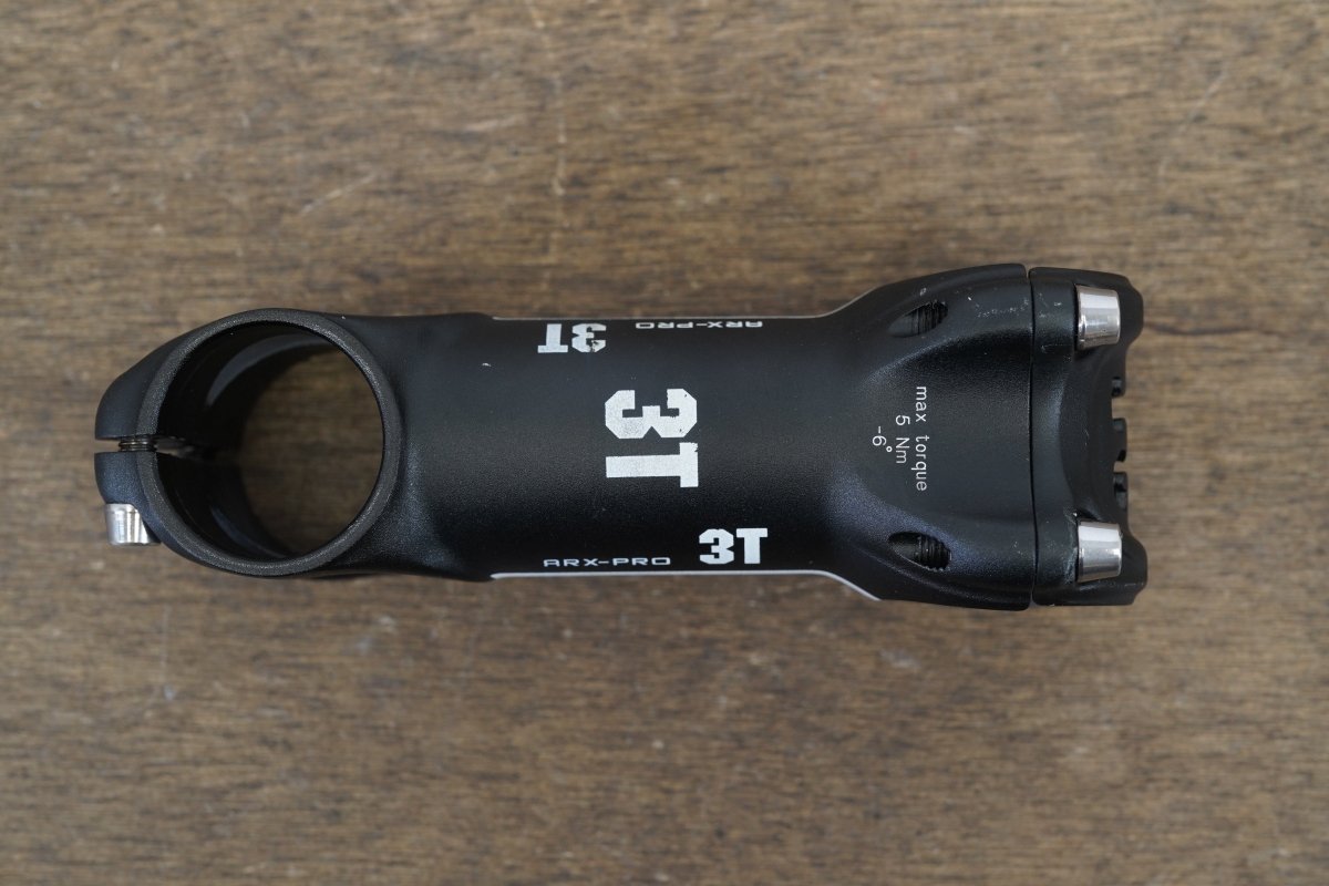 3T ARX Pro 90mm ±6 Degree Alloy Road Stem 129g 1 1/8" 31.8mm