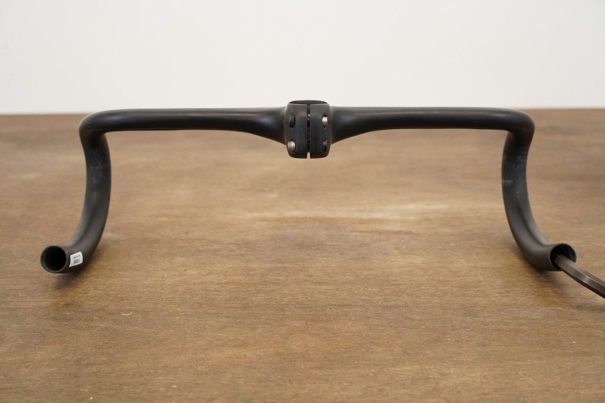 40cm 100mm -6 Degree Black Inc. Carbon Barstem Handlebar + Mount 1 1/8"