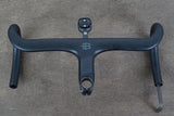 40cm 110mm -6 Degree Black Inc. Carbon Barstem Handlebar + Mount 1 1/8"