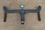 40cm 120mm -6 Degree Black Inc. Carbon Barstem Handlebar + Mount 1 1/8"