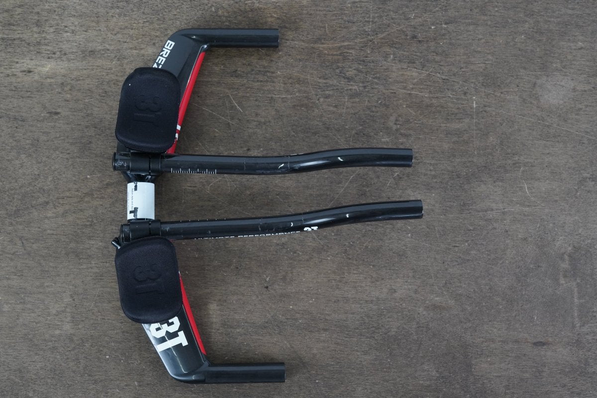 40cm 3T Brezza II Team Carbon Base Bar + Carbon 3T Extensions TT Triathlon Handlebar