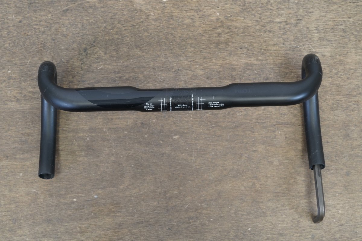 40cm 3T Ergonova Team Stealth Carbon Compact Road Handlebar 31.8mm