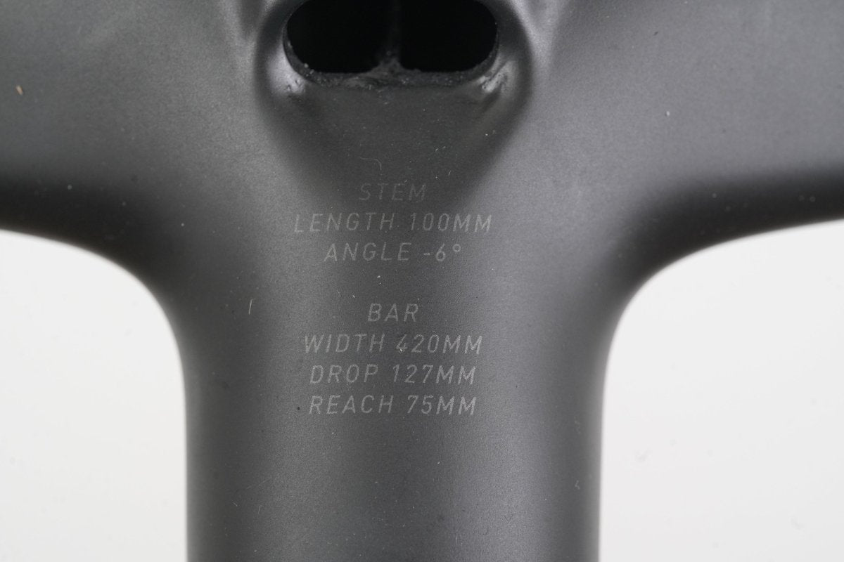 42cm 100mm Roval Rapide Carbon Integrated Barstem Handlebar + Mount 1 1/8"