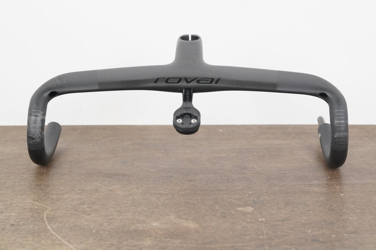 42cm 100mm Roval Rapide Carbon Integrated Barstem Handlebar + Mount 1 1/8"