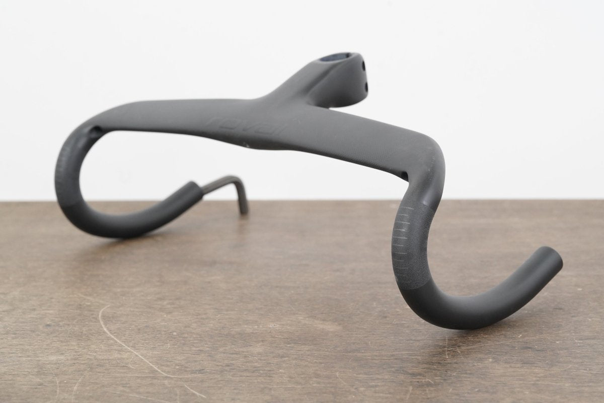 42cm 100mm Roval Rapide Carbon Integrated Barstem Handlebar + Mount 1 1/8"