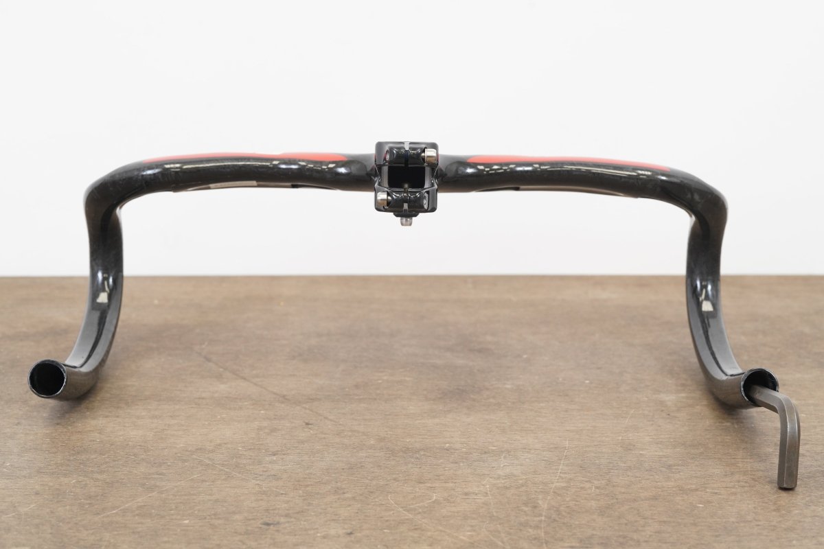 42cm 110mm FSA Plasma Integrated Carbon Barstem Handlebar + Mount1 1/8"
