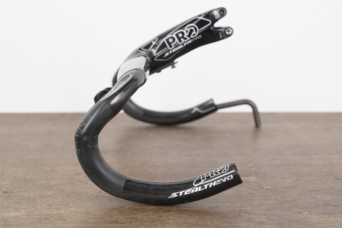 42cm 110mm PRO Stealth EVO Carbon Compact Barstem + Mount 1 1/8"