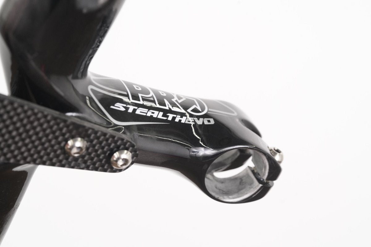 42cm 110mm PRO Stealth EVO Carbon Compact Barstem + Mount 1 1/8"