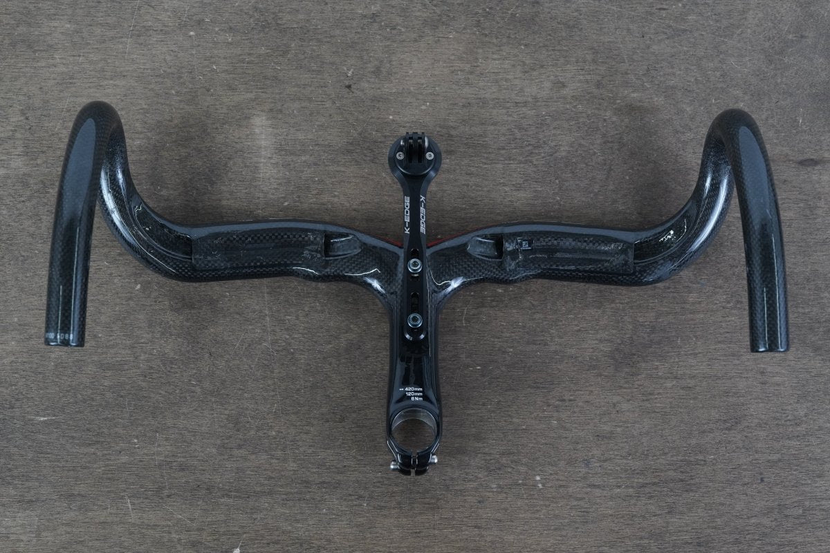 42cm 120mm FSA Plasma Integrated Carbon Barstem Handlebar + Mount 1 1/8"