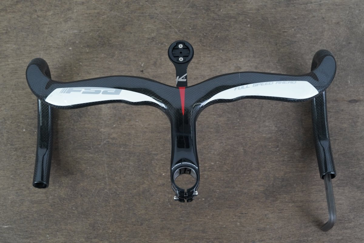 42cm 120mm FSA Plasma Integrated Carbon Barstem Handlebar + Mount 1 1/8"